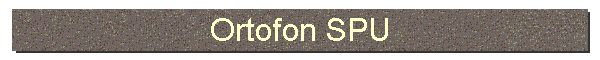 Ortofon SPU